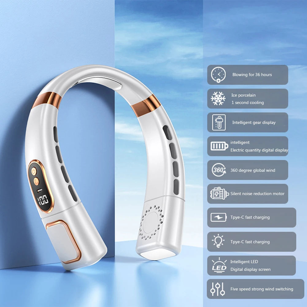 USB Hanging Neck Fan