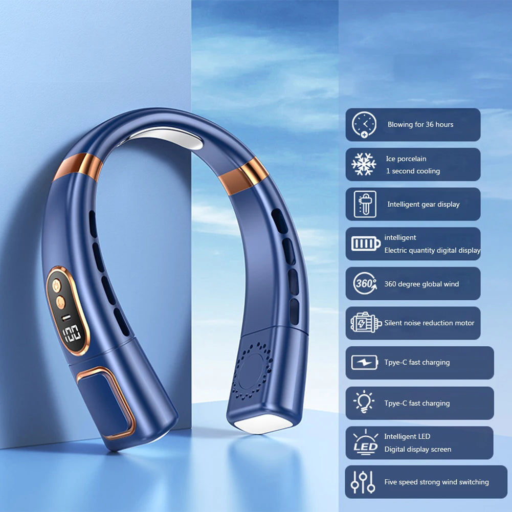 USB Hanging Neck Fan